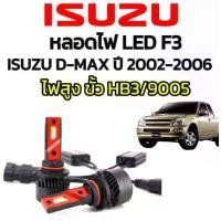 ราคา EZ online หลอดไฟหน้าLED รุ่น F3 ไฟสูง ขั้วHB3/9005 ตรงรุ่น ISUZU D-MAX ปี 2002-2006 จำนวน1คู่ 12V & 24V สว่างถึง 20000lm ไฟสว่างมาก ติดตั้งง่าย (1730736440391076183)