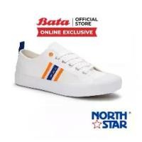 ราคา Bata บาจา (Online Exclusive) ยี่ห้อ North Star รองเท้าผ้าใบ สำหรับผู้ชาย รองเท้าลำลอง แบบผูกเชือก ผ้าใบแฟชั่น Sneakers ใส่สบาย รุ่น CHIHARU สีขาว 8201044 / สีดำ 8206044 (1729573523579243162)