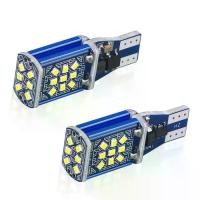 ราคา EZ online ไฮไลท์ T15 LED W16W 1คู่ ไฟถอยหลัง LED ไฟถอยหลังรถจักรยานยนต์ ไฟถอยหลังอัตโนมัติ 24SMD 2016 LED ไฟเบรกรถยนต์ ไฟหยุด พร้อมส่ง (1731721813580810583)