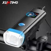 ราคา Xying-ไฟหน้าจักรยาน ปิดอัตโนมัติ สว่างมาก ชุดชาร์จ USB ไฟ LED จักรยาน ไฟหน้ากันน้ำ แตรไฟฉาย (1729843502178208468)