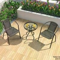 ราคา 【แม่บ้าน/เจ้าของบ้าน】ชุดโต๊ะสนาม AiHome หวายเทียม+กระจกนิรภัย! PEทนUV+3in1 【สวน/ปาร์ตี้】ลด30%+ส่งฟรีเหลือ<50 คลิกด่วน! โ ต ๊ ะ ห ิ น อ ่ อ น ร่ม ตลาดนัด 50 นิ้ว ม้า หินอ่อน หน้า บ้าน (1731502895891056