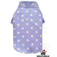 ราคา Petcloths -Doggydolly เสื้อผ้าแฟชั่น สัตว์เลี้ยง ชุดน้องหมาน้องแมว เสื้อเชิ๊ต คอปก ลายจุด สีฟ้า ไซส์ 1-9 โล S117 (1729844935713327466)