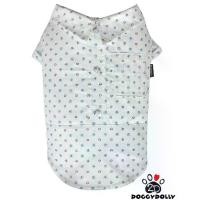 ราคา Petcloths -Doggydolly เสื้อผ้าแฟชั่น สัตว์เลี้ยง ชุดน้องหมาน้องแมว เสื้อเชิ๊ต คอปก ลายจุด สีฟ้า ไซส์ 1-9 โล S133 (1729844993939507562)