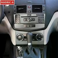 ราคา ฝาครอบตกแต่งกรอบ CD เครื่องปรับอากาศคอนโซลกลาง, วัสดุสแตนเลส, สำหรับ Mercedes Benz C Class W204 2007-2010 (1732119989904574550)