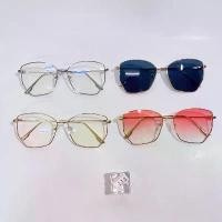 ราคา แว่นตาแฟชั่น CD, เก๋ไก๋ใหม่, ทรงหกเหลี่ยม, มี 4 สีให้เลือก, แว่นตา, dam3384 (1730238946018036164)