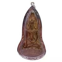 ราคา K988 พระโคนสมอ ปางมารวิชัย วัดพระศรีมหาธาตุ อยุธยา เนื้อชิน สนิมแดง องค์ใหญ่ ขนาด 8x4.5 cm. พร้อมส่ง (1731358676864435215)