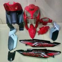 ราคา ชุดสี nouvo mx นูโว สีแดงดำ ปี2004 ยกชุด10ชิ้น พร้อมติดลาย สติกเกอร์ Motorcycle มอเตอร์ไซค์ (1729738718009199411)