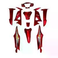 ราคา ชุดสี 10 ชิ้น เวฟ100s ปี2005 ยูบ็อก สีแดงแก้ว Wave 100s ปี2005 จัดส่งวันต่อวัน Motorcycle มอเตอร์ไซค์ Sticker สติกเกอร์ (1729585019670792925)