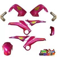 ราคา ชุดสี MSX สีชมพูแก้ว สติกเกอร์ฟอยล์ทอง 10 ชิ้น แฟริ่งชุด สติกเกอร์ติดรถ สติ๊กเกอร์ สติกเกอร์ แต่ง BO239 SHOP (1729607055874558039)