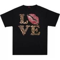 ราคา เสื้อยืดสาวอวบอ้วน，เสื้อยืดแขนสั้นพิมพ์ลายเสือดาวยุโรปและอเมริกา เสื้อคอกลม เสื้อยืดแฟชั่นผู้หญิง เสื้อยืดผู้หญิงผ้าคอตตอน Lady Women Clothing Tshirt Lady Women เสื้อ hellstar (1731867868655028255)
