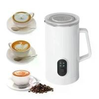 ราคา แนะนำ เครื่องตีฟองนม เครื่องตีฟองนมไฟฟ้าอัตโนมัติ ทำฟองนมร้อน เย็น อุ่นนม Stainless Steel Coffee Machine Milk Frother (1731825277699196174)