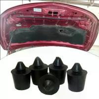 ราคา แผ่นรองฝากระโปรงหน้า กันชนกันชนรถยนต์ 5 ชิ้น ยางกันกระแทก เหมาะสำหรับ Nissan Car รถจักร สติกเกอร์ Sticker รถกระบะ (1731599505537992969)