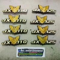 ราคา โลโก้ฝากระเป๋า jx110 jx125 ตราฝากระเป๋า honda jx 110 jx 125 โลโก้ ฝากระเป๋าข้าง honda jx110 jx125 1คู่ *มีตัวเลือก* (1731799625801303921)