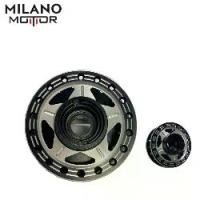 ราคา ดุมล้อ ดุมเจาะ กลึงด้าน ดำ ลายดาว(ดุมหน้าเจาะ) ดุมแต่ง เวฟ110ไอ(WAVE110i) , เวฟ125ไอ motorcycle-wheel-hub T7 (1731602892984255690)