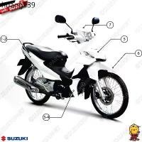 ราคา ขายดีประจำเดือนนี้ ชุดสี FRAME แท้ Suzuki New Smash 110 2017 สีขาว ดิสก์เบรคหน้า (1731556554570565238)