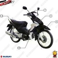 ราคา ขายดีประจำเดือนนี้ ชุดสี FRAME แท้ Suzuki New Smash 110 2011 สีดำ ดิสก์เบรคหน้า (1731556577921894099)