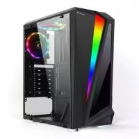 ราคา เคสคอมพิวเตอร์ Tsunami Galaxy G10 RGB ATX Gaming Case (with Tempered Glass Side Panel) + Tsunami Dual Ring+ (cRGB Sync)12cm RGB (รับประกันสินค้า 1 ปี) (1729981013556300519)