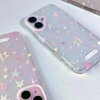 ราคา พร้อมส่งในไทย T9S198 เคสใสหลังขุ่นดาวหลากสีเคสลายดาว เคสน่ารัก เคสไอโฟน สำหรับ iPhone case 12-16,16Pro,16Promax จัดส่งจากกทม (1731798055842579516)