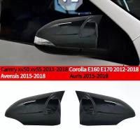 ราคา Toyota Corolla 2012-2018 รถยนต์  กระจกมองข้าง ฝาปิด Carbon Fiber โตโยต้า โคโรลล่า Case Camry Avensis Auris คาร์บอนแต่งรถยนต์ ชุด แต่ง รถยนต์ (1732337993049868884)