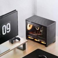ราคา Jonsbo D32 PRO Black MINI-ITX MATX PC Case ฝากระจก TG (1732229218243480334)