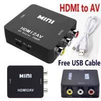 ราคา ตัวแปลงสัญญาณAVเป็นHDMI Mini 1080P av to hdmi Composite AV RCA to HDMI Video Converter Adapter Full HD 720/1080p UP Scaler AV2HDMI for HDTV Standard TV L3EF ฟรีสาย สีขาว เหลือง (1730607473938303145)