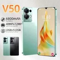 ราคา [New] มือถือ VIVQ A50 5G มือถือ| ram 8GB + rom 256GB| หน้าจอ 6.56 นิ้ว, แบตเตอรี่ 6800mAh | ของแท้ (1731665671828964577)