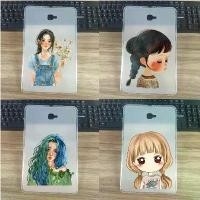 ราคา for Samsung Galaxy Note 10.1 2014 P605 P601 / Tab 2 10.1 P5100 / Tab 3 10.1 P5200 Fashion Flower Girl Woman laughing smiling Lady students Singer Dancer friendship Soft Silicone Tablet Cases (17306815