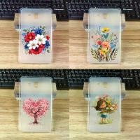ราคา for Samsung Galaxy Tab A 8.0 (2017) T380 T385 / S2 8.0 T715 T710 / Pro 8.4 T320 Colorful Valentines Bouquet Flower Girl painting Bloom Red Roses Transparent Soft TPU Silicone Protective Tablet Cases (