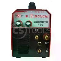 ราคา BONCHI ตู้เชื่อมไฟ้ฟ้า เครื่องเชื่อมไฟฟ้า MMA/MIG-450 รุ่นไม่ใช้แก๊ส 2 ระบบ ใช้ได้ทั้งไฟฟ้าและมิก มาพร้อมลวดฟลักซ์คอร์และอุปกรณ์ครบชุด (1729830914290256364)