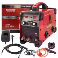 ราคา MOLITA ตู้เชื่อมไฟฟ้า 2 ระบบ MIG/MMA 450A INVENTER MMA/MIG (รุ่นใหญ่2 จอ 2 ปุ่ม รองรับงานหนัก) ตู้เชื่อมมิกซ์ ไม่ใช้แก๊สCO2 + ลวดฟลักซ์คอร์ แถมลวด1 ม้วน (1729716206336904124)