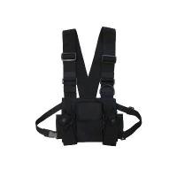 ราคา ABSQ-วิทยุ Walkie Talkie 3 กระเป๋า Chest Pack กระเป๋าพร้อมซิปสําหรับ Motorola Baofeng Kenwood ด้านหน้า Pack กระเป๋าเสื้อกั๊กพกพา (1731469283943810364)
