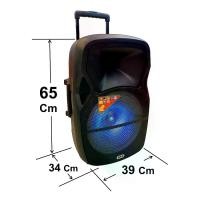 ราคา SKG ลำโพงล้อลาก 15 นิ้ว 6000 W รุ่น AV-8111 BT15B สีดำ , ลำโพงบลูทูธ ลำโพงบรูทูธ ลำโพงเบสหนักๆ ลำโพงบรูทูธเบส เครื่องเสียง (1729750509843745159)