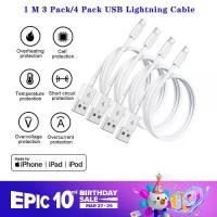 ราคา ที่ชาร์จเร็ว, 3 แพ็ค/4 แพ็ค, สำหรับ iPhone, สาย USB, เข้ากันได้กับ 14, 13, 12, 11, Pro Max, 14 Plus, 12, 13, Mini, Xs Max, XR, X, SE, 8, 7, 6 Plus, 6s, 5, iPad Air, สาย Lightning (1731843455391270715)