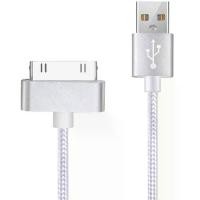 ราคา สาย USB, สำหรับ iPhone, 30 พิน, ถักไนลอน, ชาร์จเร็ว, สายเคเบิลข้อมูล, เข้ากันได้กับ Apple iPhone 4, 4S, 3G, 3GS, 2G, iPad 1/2/3, iPod Touch, iPod Nano (1731300656835233578)