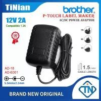 ราคา อะแดปเตอร์ 12v 2A 1.3a AC/DC ad-18 AD-E001 สำหรับ Brother PT-18RZ PT-D450 PT-D600 PT-E300 PT-P700 PT-7600 p-touch เครื่องทำป้ายชาร์จไฟ (1730903240350272153)