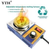 ราคา เตาหลอมตะกั่ว ระดับอุณหภูมิ : 100-550 องศา ความจุ : 500 กรัม ขนาดเครื่อง : 9.5 x 15 x 6 ซม. ใช้สำหรับหลอมละลายตะกั่ว ดีบุก และโลหะต่างๆ 150W Lead-free Solder Pot Soldering Desold (1730924139845749267)