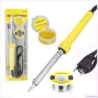 ราคา chloridizshop แบบพกพา TP TOOLS หัวแร้ง หัวแร้งบัดกรี 60W 220V บัดกรี ปากกาหัวแร้งบัดกรี ฟรี! ตะกั่วบัดกรี น้ำยาบัดกรี (1730324055217703673)