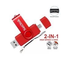 ราคา SanDisk USB2.0 Android OTG and computer 2-in-1 mini flash drive memory USB flash drive (1732223318376352757)