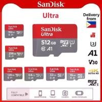 ราคา SanDisk Ultra 128GB 512GB SD Card 256GB 64GB 32GB 16GB Memory Card A1 C10 Micro SD Card (COD) sd card reader (1731943469620235135)