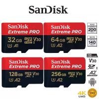 ราคา SanDisk Extreme Pro micro SD card SDHC 32GB SDXC 64GB 128GB 256GB 512 GB 1TB speed r/w 200/140 MB/s (sdsqxcd) memory card gopro8 gopro9 drone (1732128622415219625)