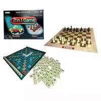 ราคา 2 in 1 Game เกมส์ครอสเวิร์ด + เกมส์หมากฮอส กล่องเดียวได้ 2 เกมส์ ไว้แข่งขันกับเพื่อน เกมส์ฝึกสมอง ฝึกภาษา (1729647999152130552)