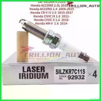 ราคา catholZshop ความคงทน หัวเทียนรถยนต์ NGK LASER IRIDIUM SILZKR7C11DS สําหรับ HONDA ACCORD CIVIC CR-V HR-V 4 ชิ้น มอเตอร์ไซค์ Motorcycle สปริงโหลด นิสสันมาร์ช (1730626149019322407)