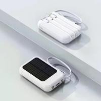 ราคา แบตสำรองพลังงานแสงอาทิตย์ขนาดกะทัดรัดขนาดเล็กพกพาได้ตั้งแคมป์กลางแจ้งพร้อมสายในตัวธนาคารพลังงานพลังงานแสงอาทิตย์20000มิลลิแอมป์ต่อชั่วโมงแบตสำรอง แบตสำรอง powerbank พาวเวอร์แบงค์ (1731159788052777748)