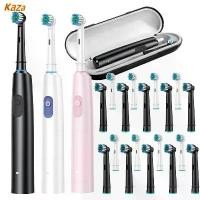 ราคา แปรงสีฟันไฟฟ้า แบบหมุน ชาร์จไฟได้ สำหรับผู้ใหญ่ แปรงสีฟันไฟฟ้าแบบหมุนได้ พร้อมหัวเปลี่ยน 8 หัว (1731836541070182936)