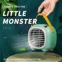 ราคา แอร์พกพา พัดลมไอเย็น USB Mini เครื่องทำความเย็นมินิ แอร์ตั้งโต๊ะขนาดเล็ก เครื่องทำความเย็นขนาดเล็ก พัดลมไอน้ำ ขนาดเล็ก พัดลมแอร์เย็น (1729714660147497187)