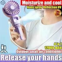 ราคา พัดลมสเปรย์, ใหม่, ชาร์จใหม่ได้, มือถือขนาดเล็ก, เหมาะสำหรับเด็กและนักเรียน, พลังลมขนาดใหญ่, หมุนได้, พัดลมตั้งโต๊ะ, พัดลมไอน้ำ, [COD], 2024 (1730329246087940991)