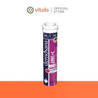 ราคา [ส่งฟรี] Demosana Zinc + C Raspberry flavour l เม็ดฟู่ละลายน้ำ ซิงค์ วิตามินซี กลิ่นราสเบอรี่ ปัญหาสิว เสริมภูมิ มี 20 เม็ด (1731939054253935166)