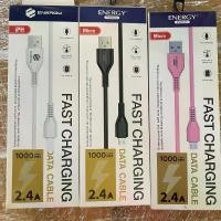 ราคา ที่ชาร์จแบต สายชาร์จ & ซิงค์ ENERGY ERC DATA 2.4A มีแบบ ไมโคร และ Type c For iP8pin A สายLingning 6/7/8/x Cable Micro ไทป์ซี Sync ถูกมาก สินค้าใหม่ ราคาพิเศษ สายชาร์จ Samsung a80 , Sony Xperia z (1729
