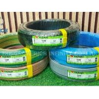 ราคา THAI YAZAKI สายไฟ THW 1x6 Sq.mm. สายไฟ ไทย ยาซากิ 1x6 Sq.mm ความยาว 100 เมตร (1729837781584808857)