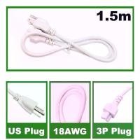 ราคา สายไฟ AC 3PIN สีขาว ยาว 1.5m ( US NEMA 5-15P to IEC C5 AC Power Cord ) สำหรับ หลอดไฟ LED Adapters และอุปกรณ์ไฟฟ้าอื่นๆ สินค้าดี (1731726219282318581)